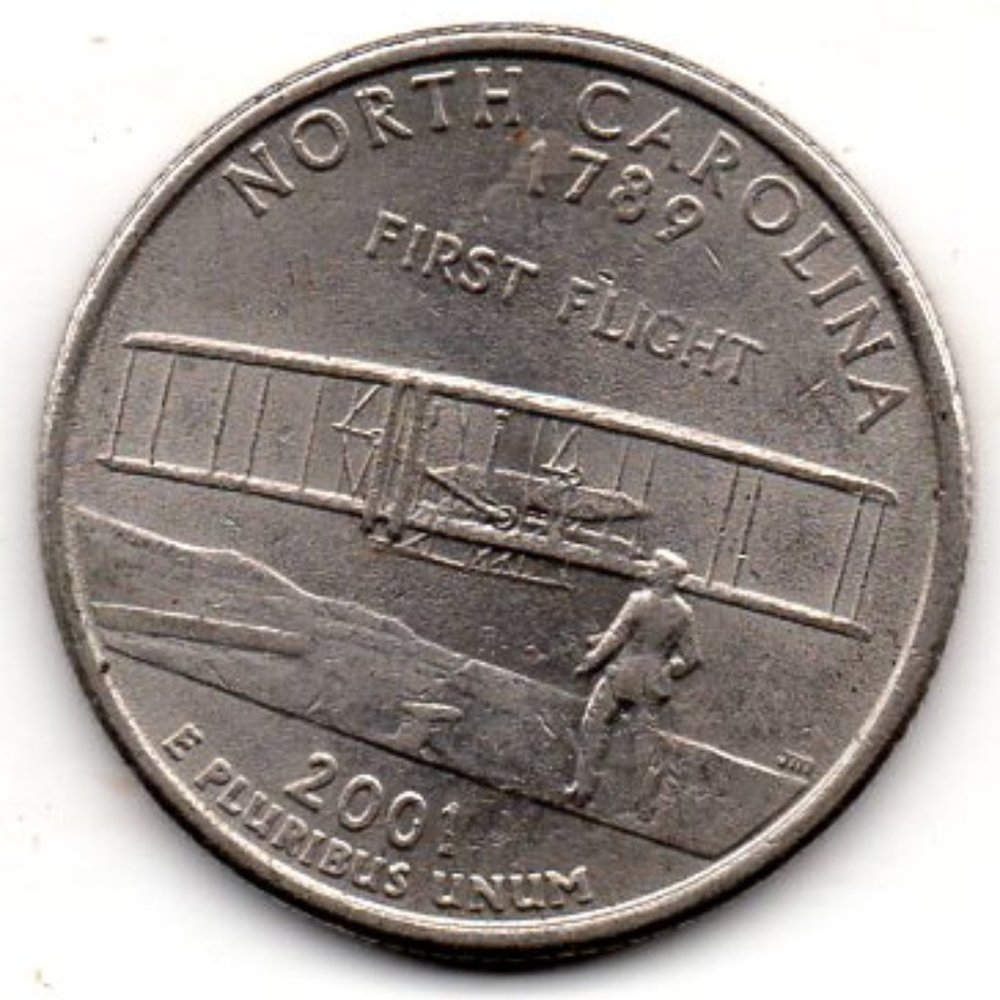 2001 P North Carolina State Quarter High Grade Condition